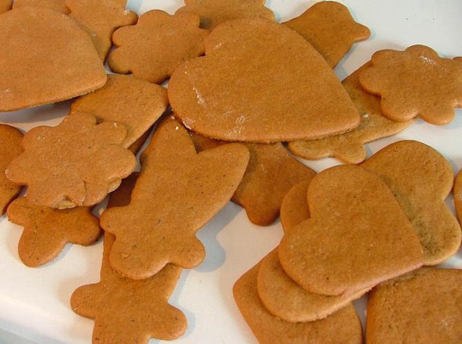 Galletas de jengibre.