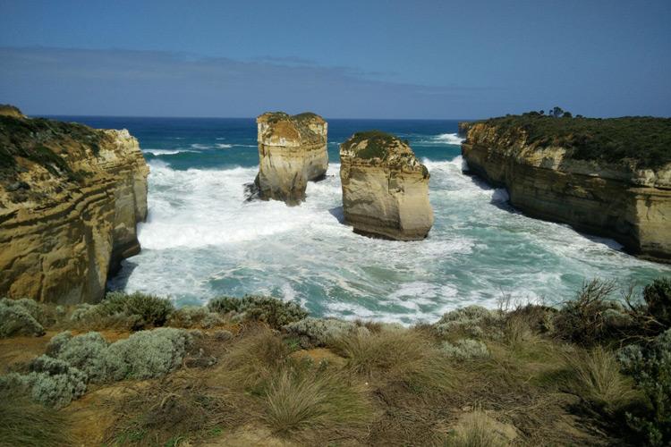 Paisaje marítimo en Australia.