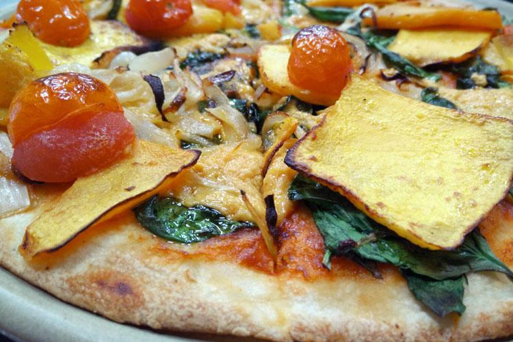 Pizza recién sacada del horno en Melbourne.