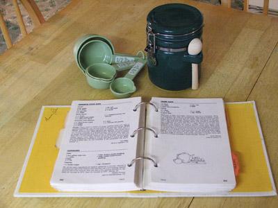 Libro de recetas.