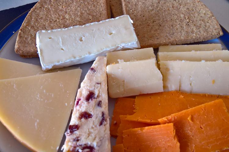 Tabla de quesos escoceses.