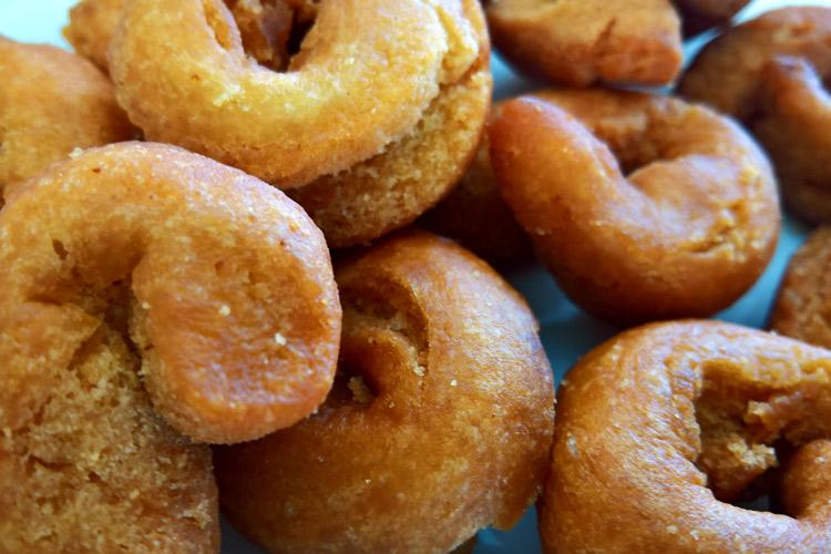 Detalle de los rosquitos de Anita.