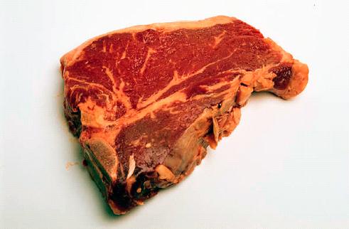 Chuletón o T-bone steak.