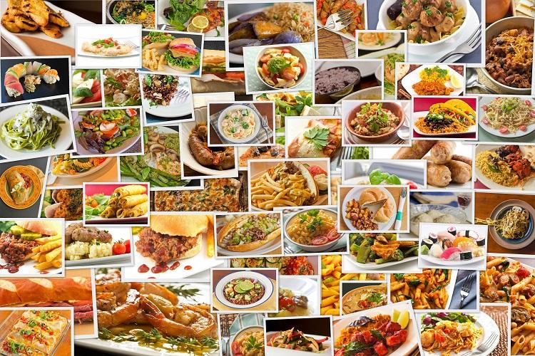 Cocinas del mundo, colage.