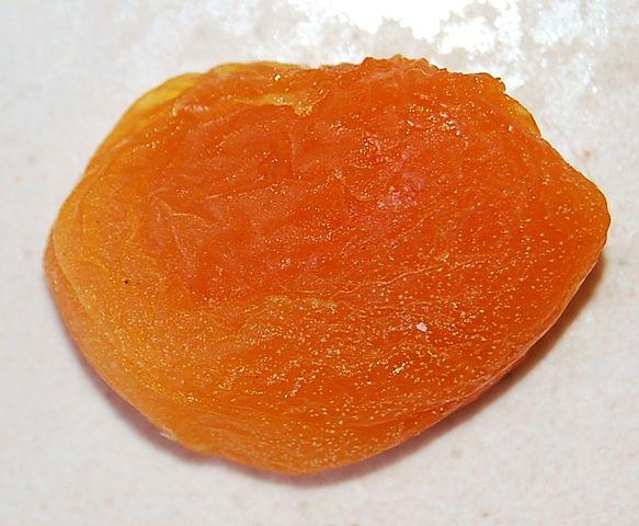 Albaricoque seco.