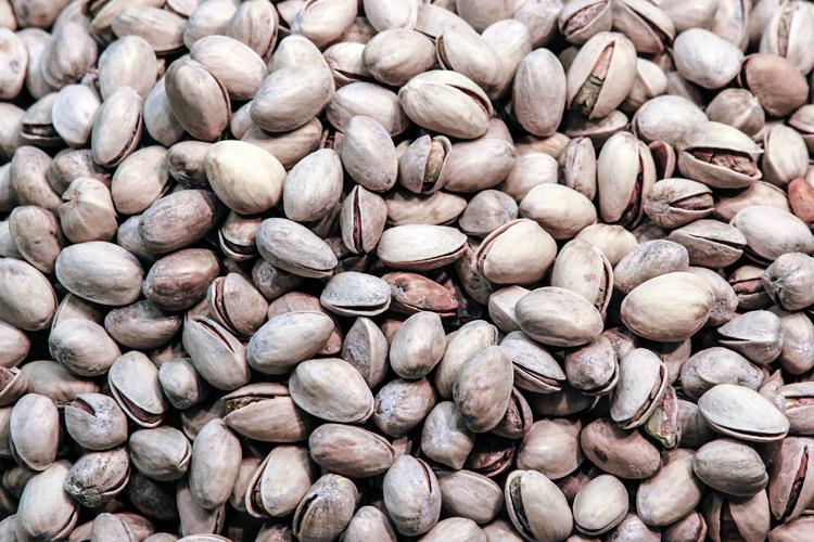 Pistachos con cáscara.