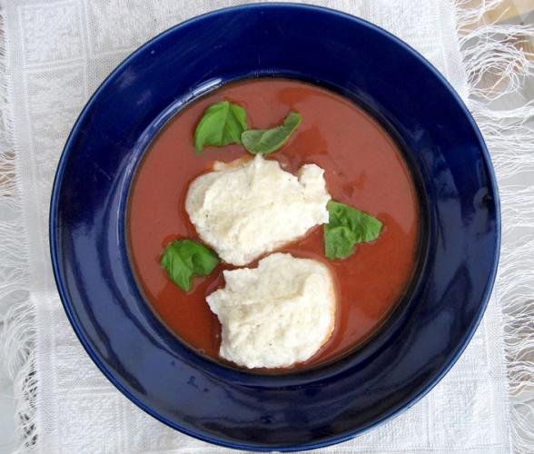 Sopa de tomate al estilo alemán