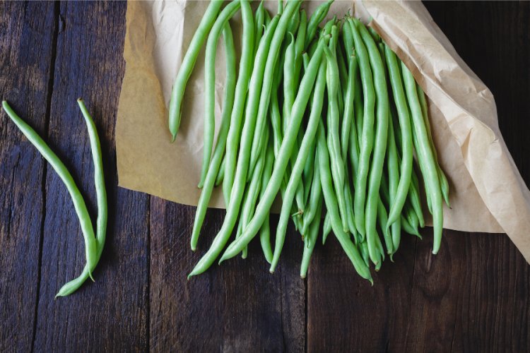 Judías verdes frescas.