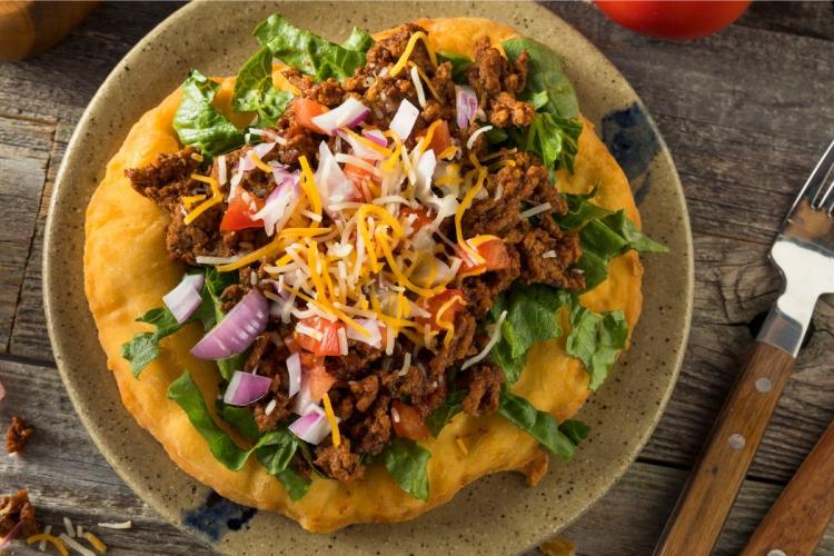 Taco indio.