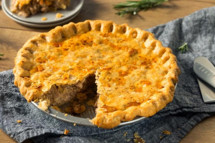 Quebec tourtiere.