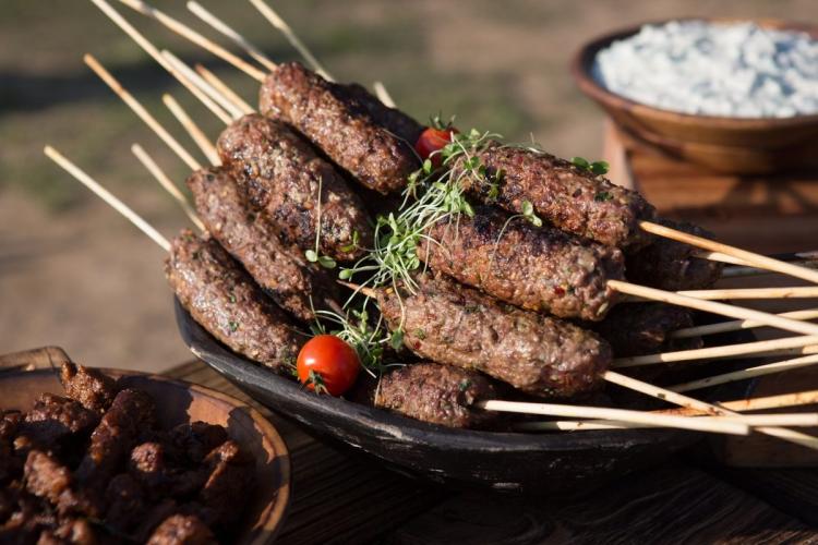 Koftas árabes de cordero.