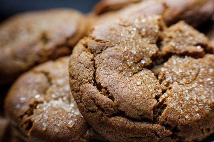 Galletas navideñas, galletas de melaza y especias.