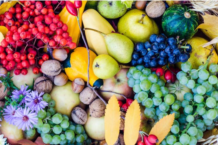 Frutas de otoño.