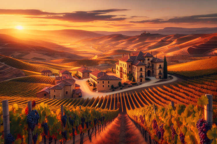 Imagen del paisaje de la Rioja.