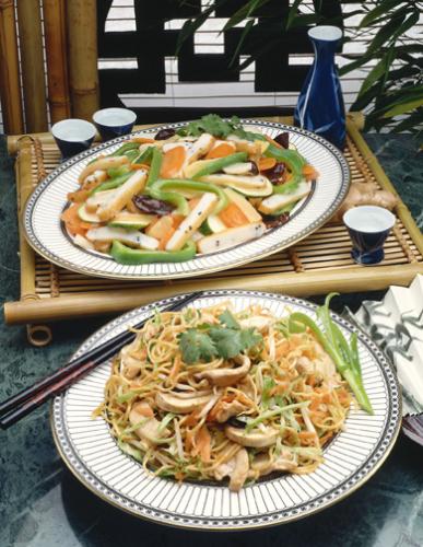 Comida oriental.