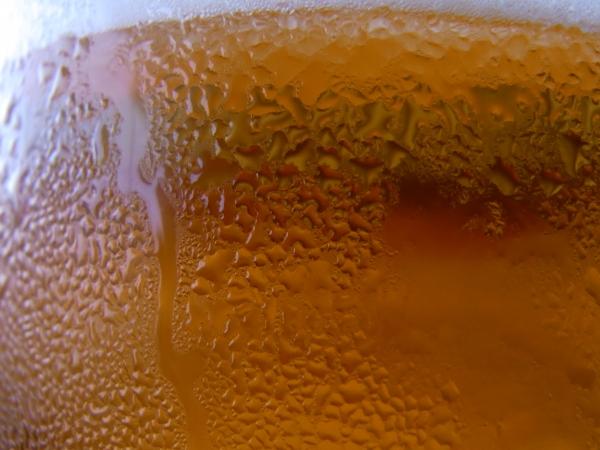 Cerveza fría.