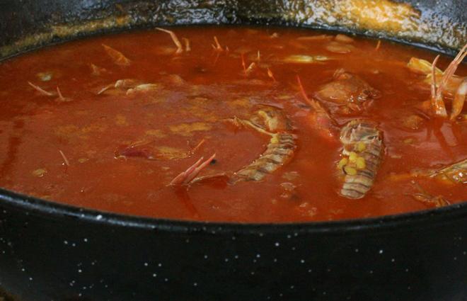 Caldereta de pescado.