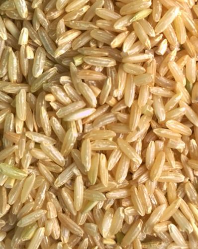 Arroz integral de grano largo.