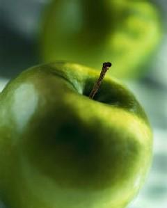 Manzana verde de la variedad de cocina.