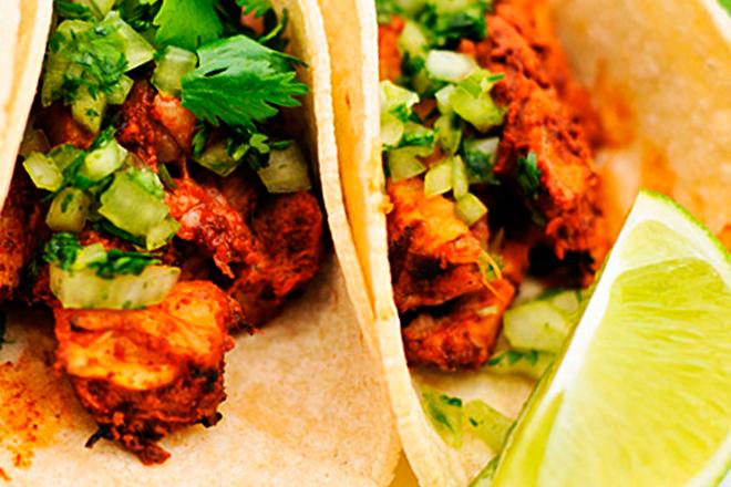 Tacos al pastor, una de las variedades de tacos mexicanos.