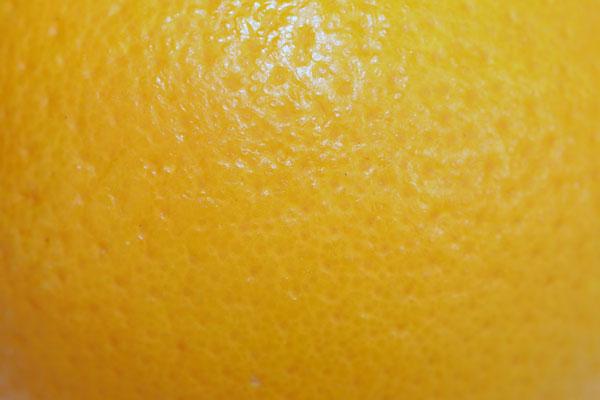 Piel de una naranja.