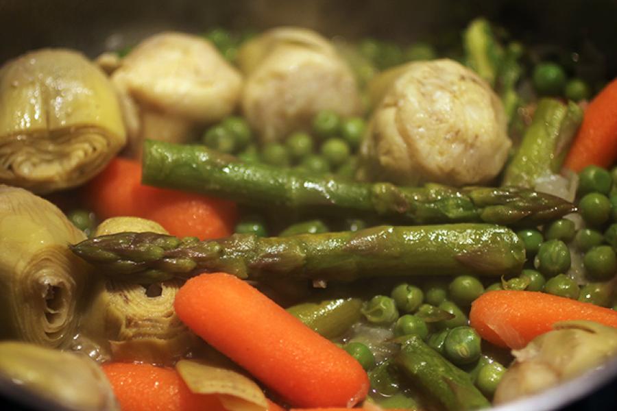 Menestra de verduras.
