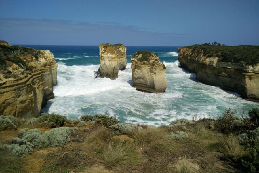 Paisaje marítimo en Australia.
