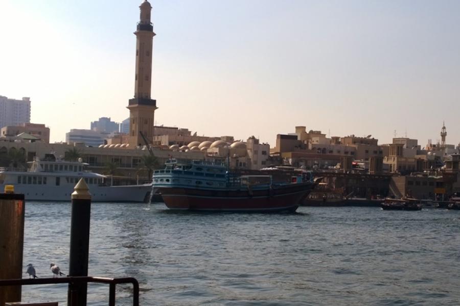 El canal de Dubai, the Creek.