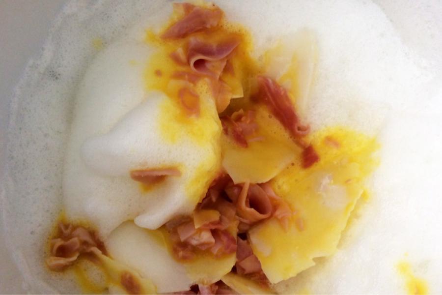 Ingredientes para hacer una tortilla esponjosa.