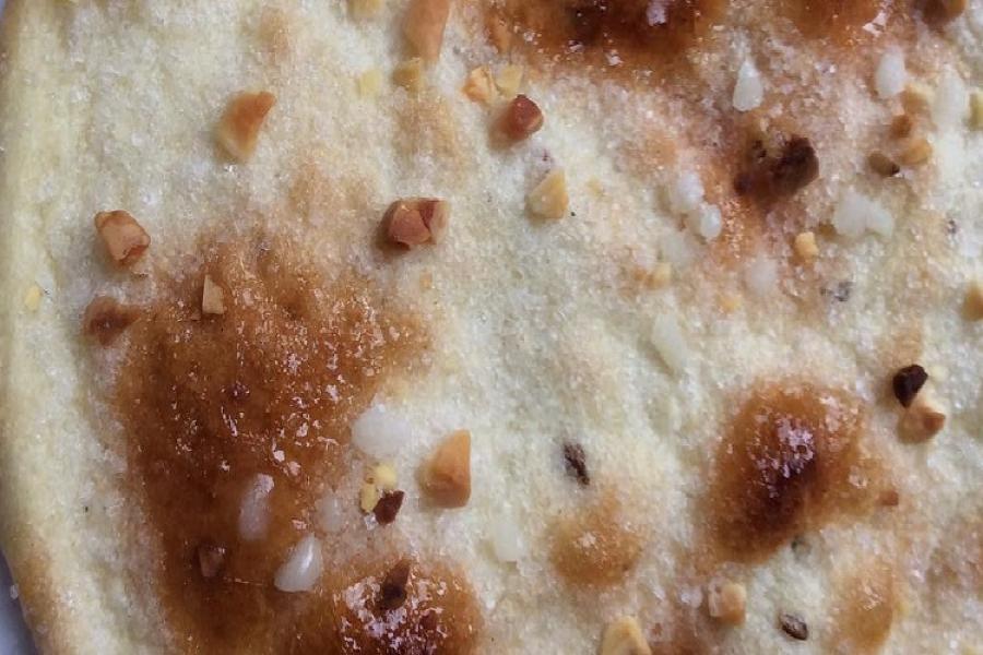 Detalle de una torta de aceite.