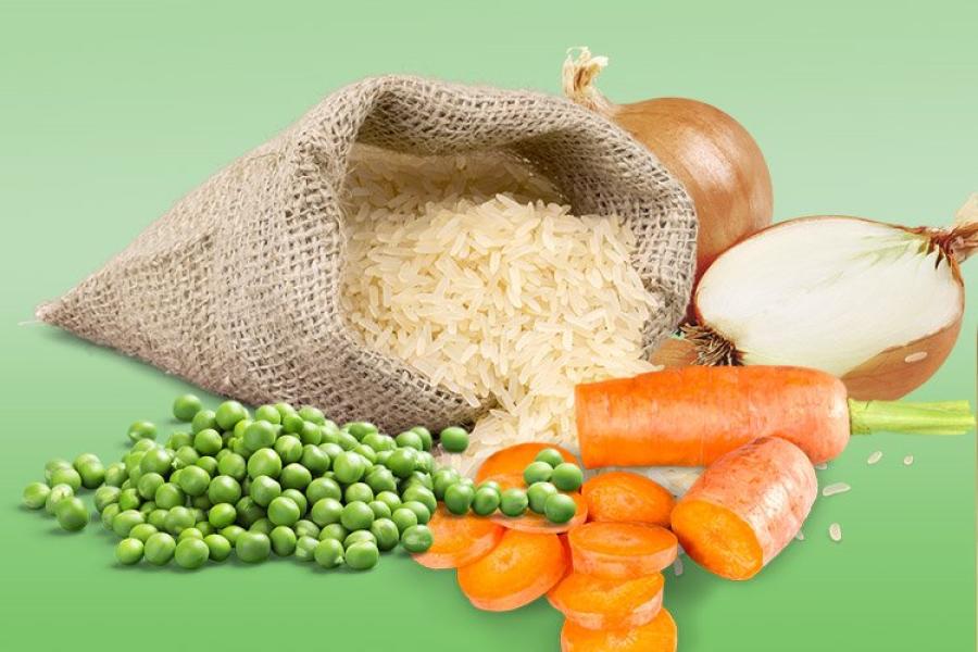 Arroz con verduras.