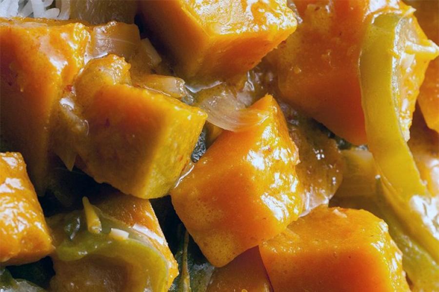 Curry de calabaza.
