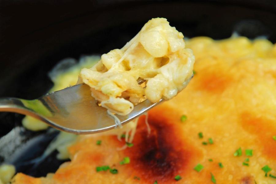 Macarrones al queso.