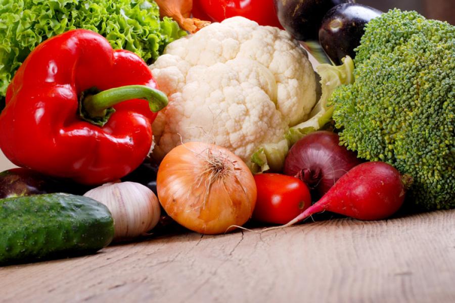 Algunas verduras y hortalizas.