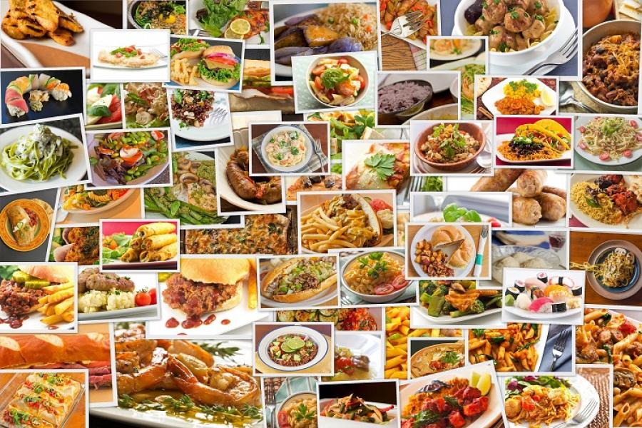 Cocinas del mundo, colage.