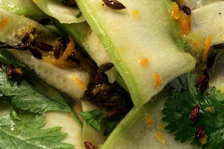 Ensalada de calabacín.
