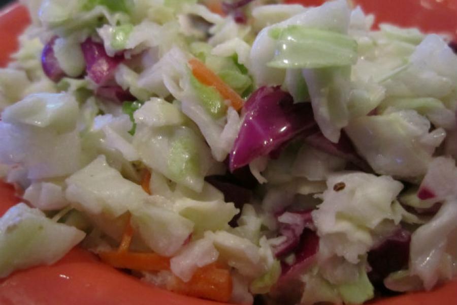 Ensalada arco iris de col.