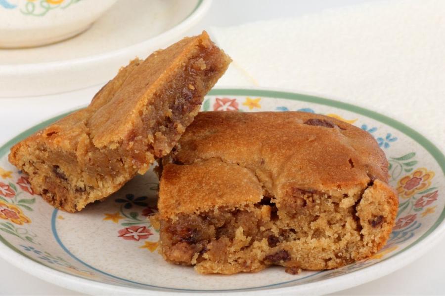 Barritas rubias de mantequilla de cacahuete.