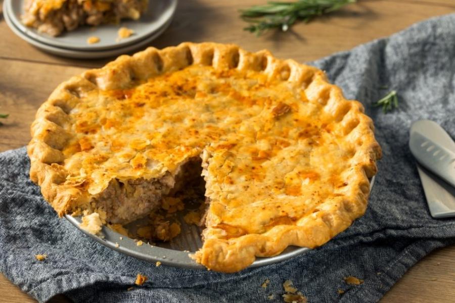 Quebec tourtiere.