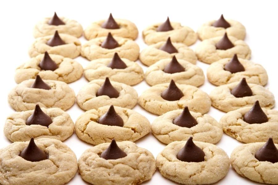 Galletas de mantequilla con gotas de chocolate.