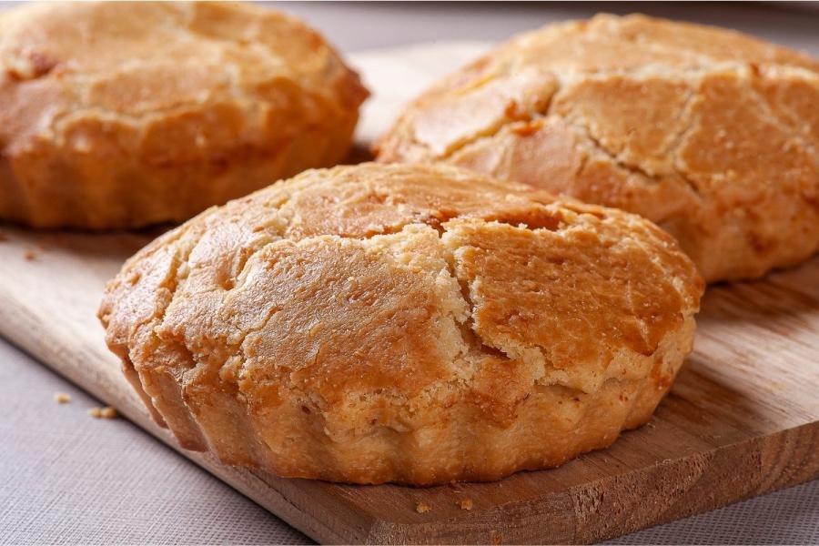 Empanada brasileña de palmitos.