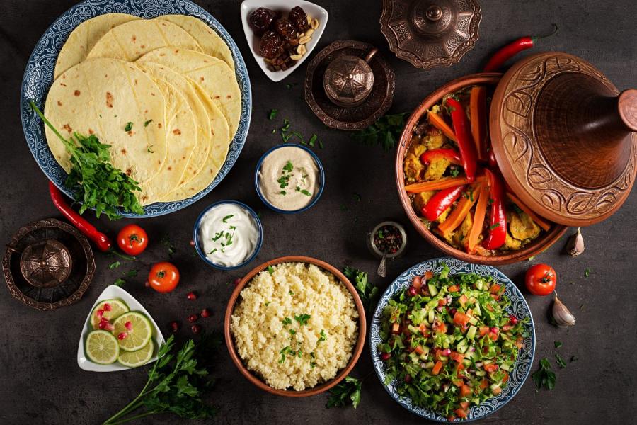 Cocina marroquí, un ejemplo de la cocina del norte de Africa.