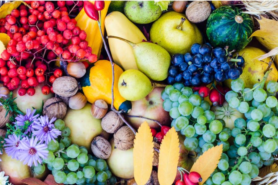 Frutas de otoño.
