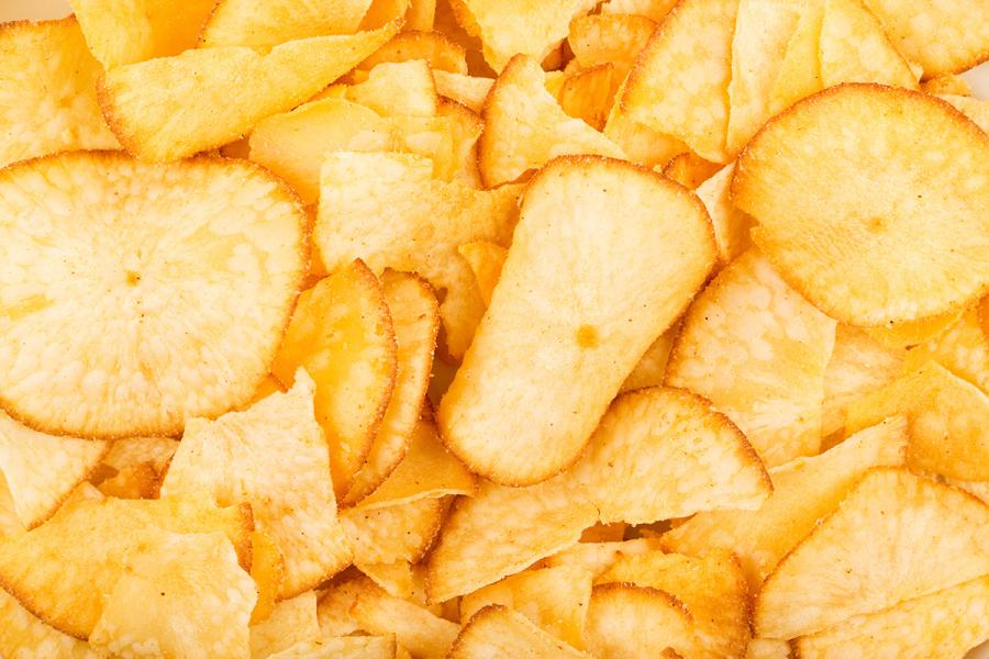 Detalle de yuca frita.