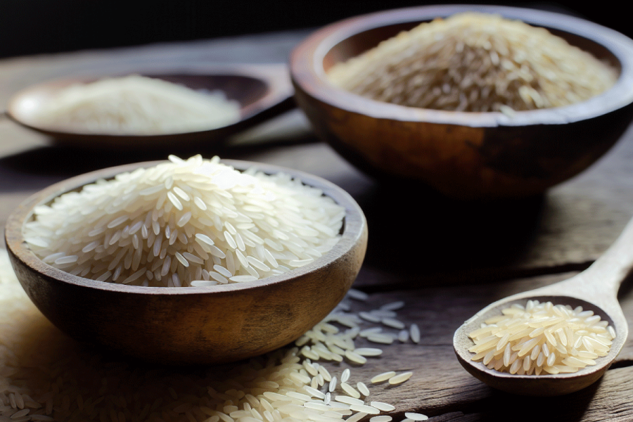 Variedades de arroz para arroz con pollo.