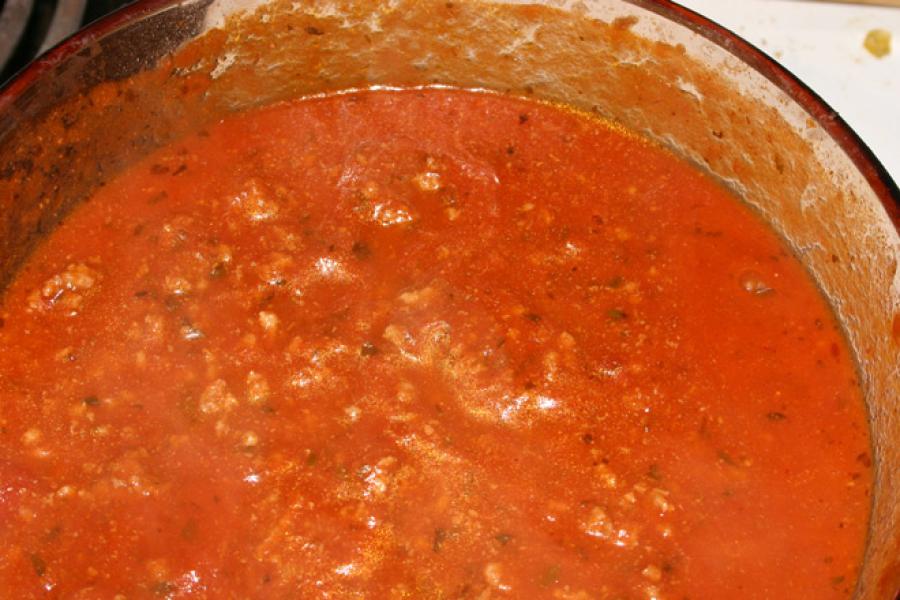 Salsa para pasta.