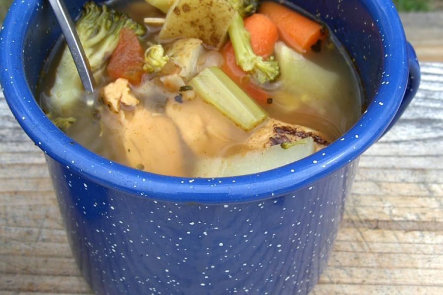 una sopa completa