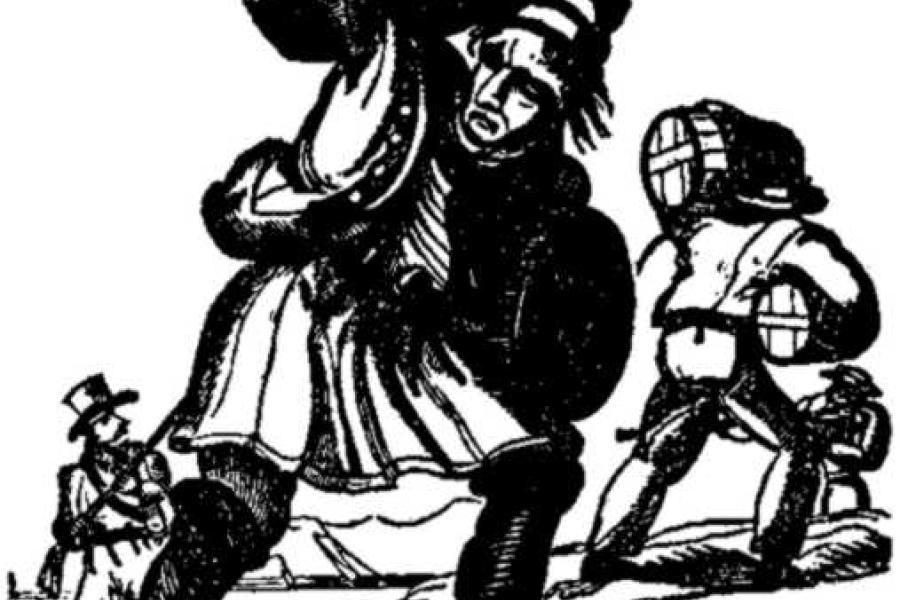 Piratas cargando ron.