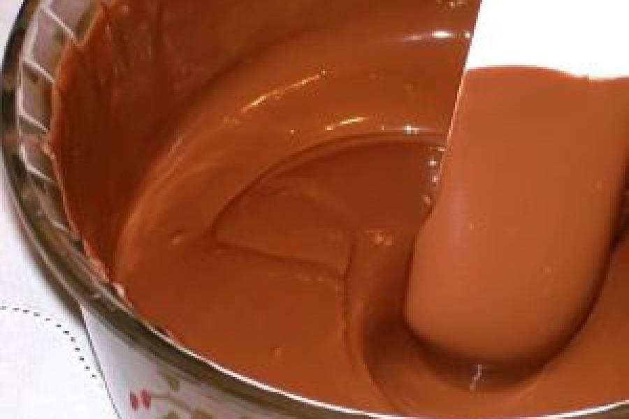 Chocolate fundido.