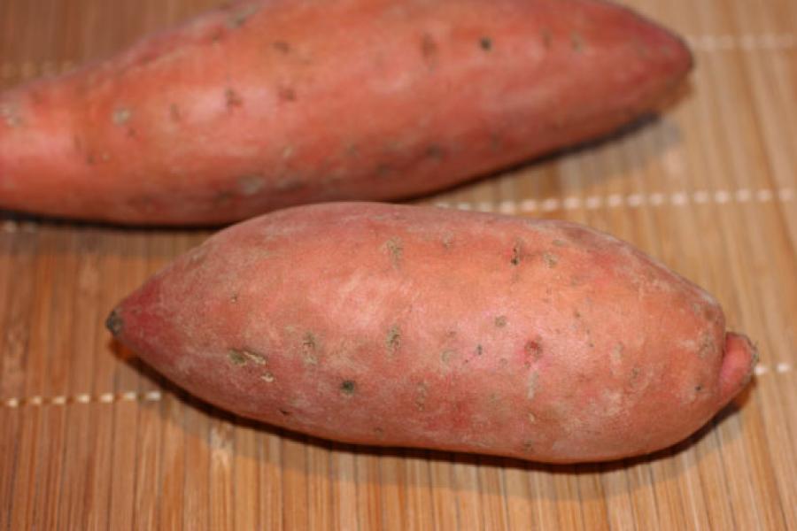 Batatas frescas.